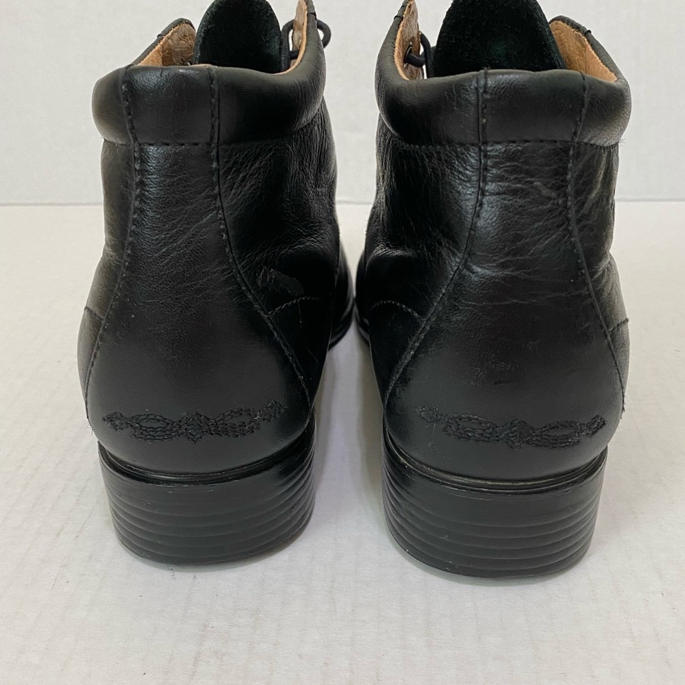 Ariat Josie Kiltie Ankle Boots Black Leather 7.5B - Picture 6 of 11